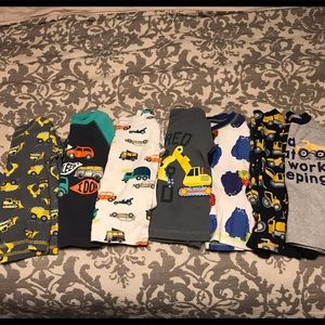 7 2T Boys Long Sleeve Pajamas